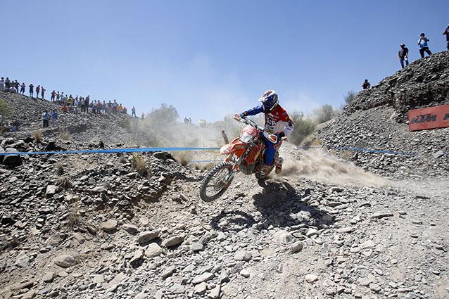 Kailub Russell continues to push his way toward the top three overall.  Photo: FIM / Future 7 Media