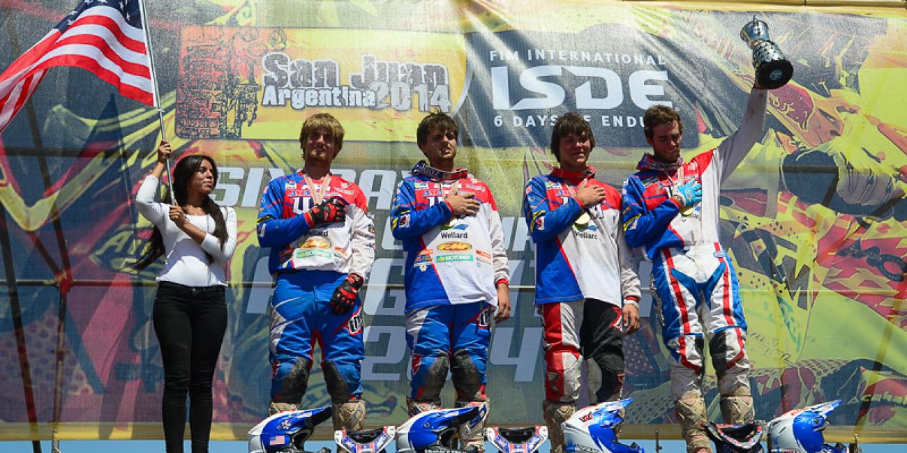 KTM ISDE Report: USA Junior World Trophy Team Earns Gold