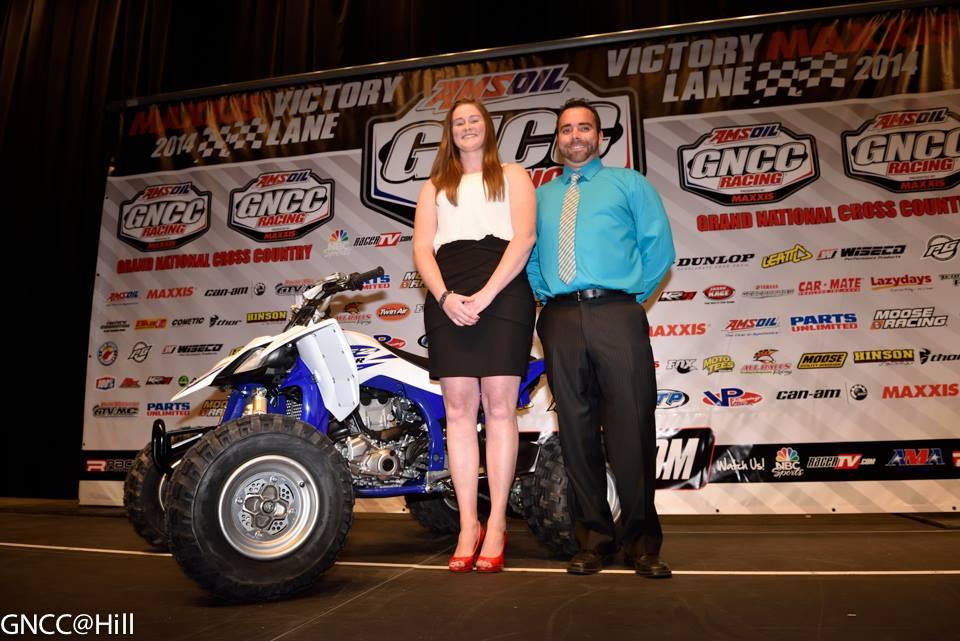 Kylie has received a new YFZ450R to race during the 2015 GNCC season, and so much more!