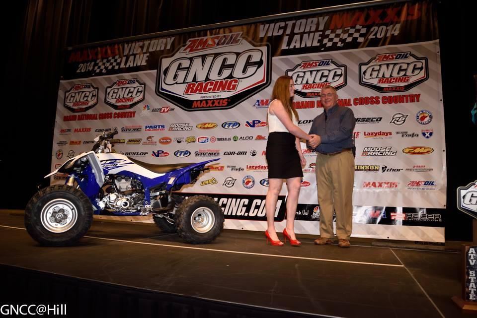 Kylie Ahart will represent Yamaha for the 2015 GNCC season