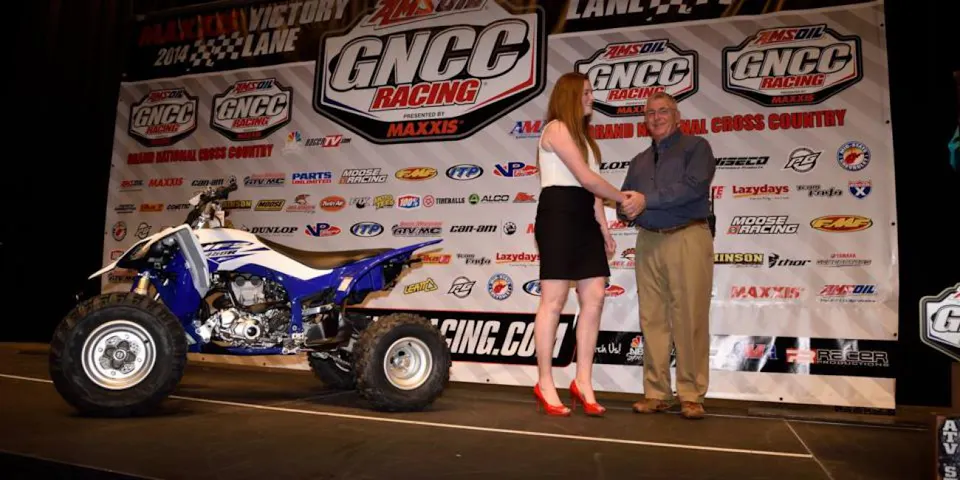Yamaha Announces "All-American ATV Racer" Contest Winner
