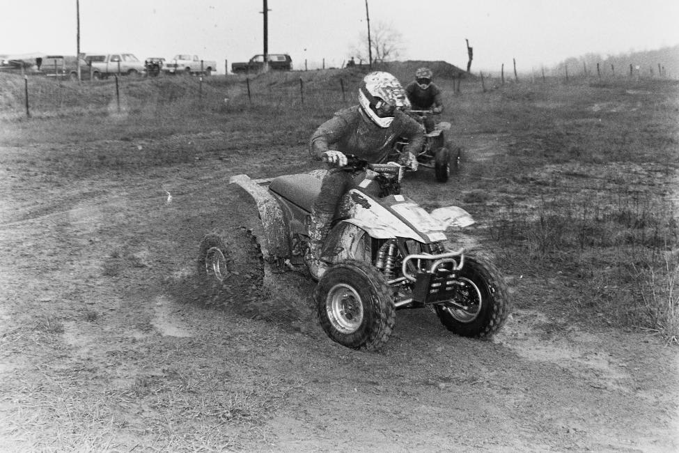 Here's another shot from 1990. This one is of the Ironman himself, Bob Sloan, at a pretty muddy High Point GNCC.