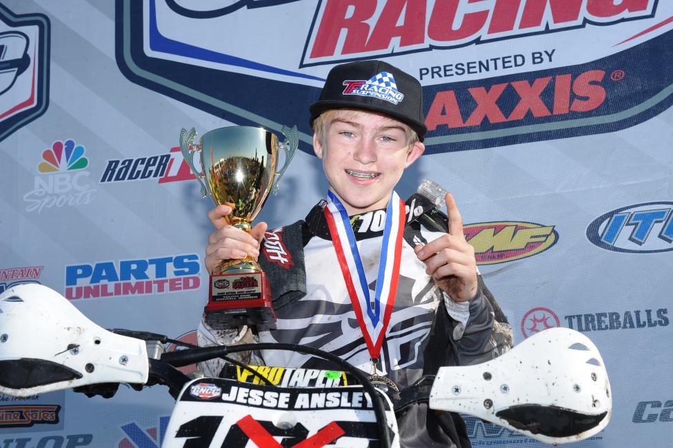 Ansley is excited to get start up on the front row with some older competition