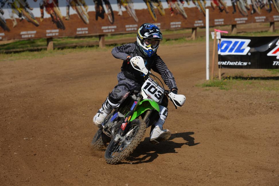 Ansley has been dealing with a leg injury, but will be back in 2015 to race the Supermini bike class