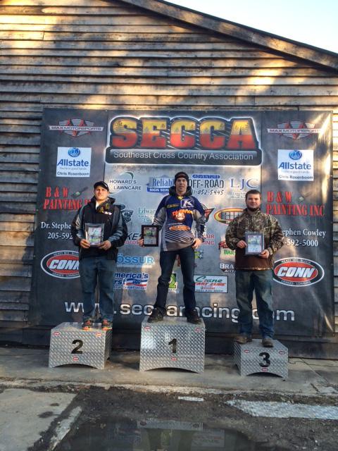 Jason Thomas has been in the mid-south racing some local races before the GNCC season starts  