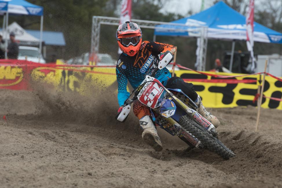 Daniel Milner finished an impressive second overall at the Full Gas Sprint Enduro