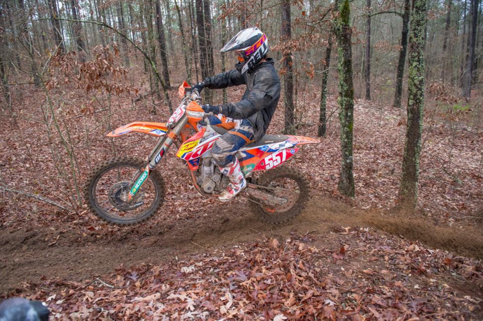 Kailub Russell came away with second overall at the Sandlapper National Enduro, and also left with the points lead.