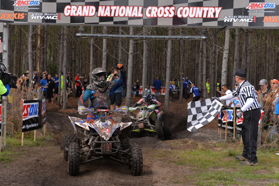 Fowler and McGill came through wheel-to-wheel for an exciting XC1 finish