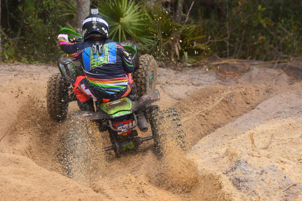 Adam McGill showed great speed by leading most of the two-hour race 