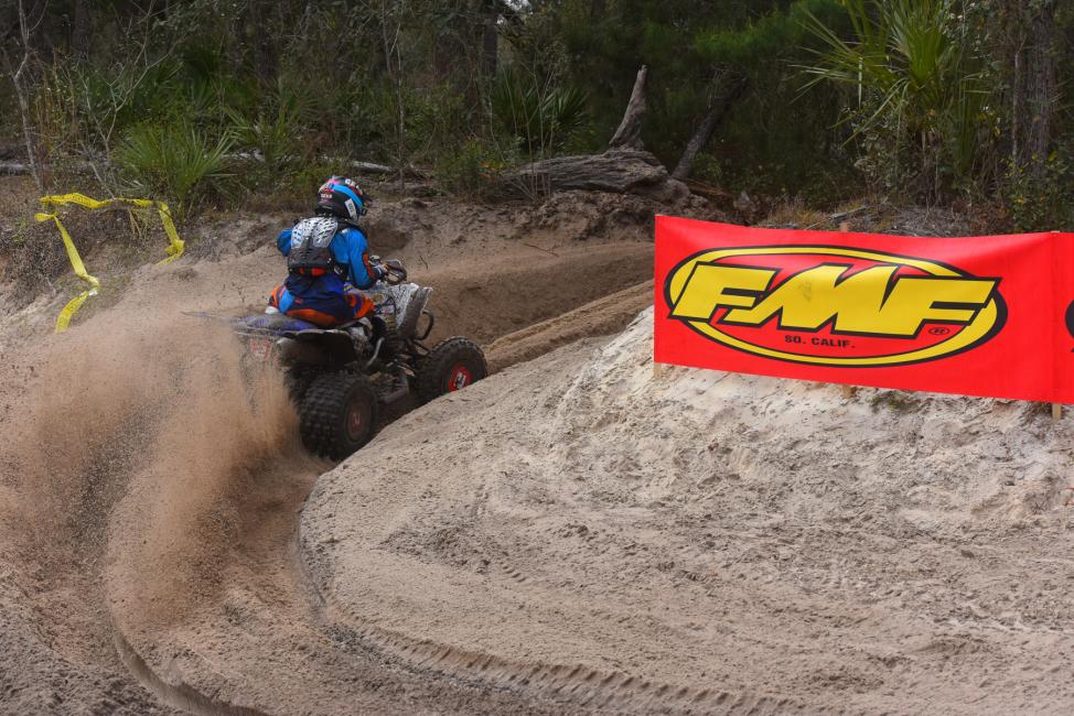 Walker Fowler pushed himself to the front of the pack in Florida and didn't look back, capturing the first win of 2015 in XC1.Photo: Ken Hill