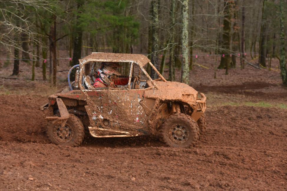 Yokley and McClure navigated through the mud and muck in Georgia