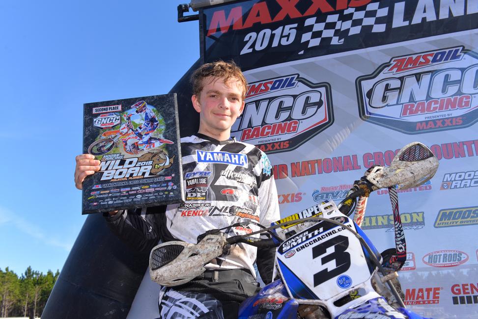 Smith was able to hold on for a second overall at round 1 in the Super Mini (14-15) class