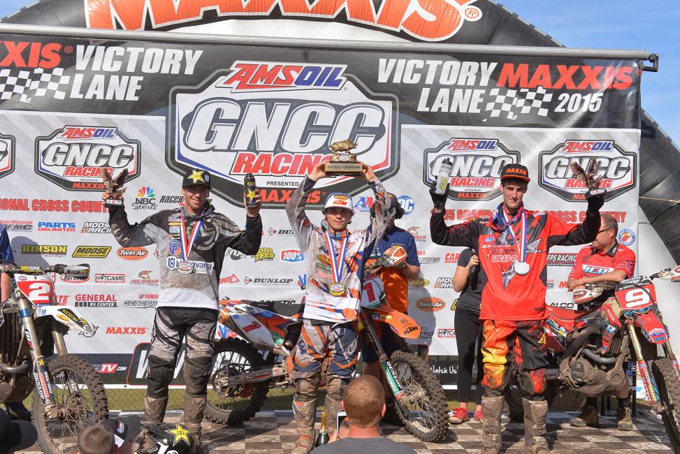 Kailub Russell has found himself at the top spot of the podium at the first two rounds