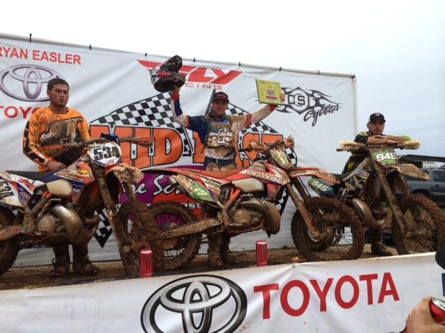 Jason Thomas took the win over the weekend at round 2 of the Mid-East Hare Scramble Series