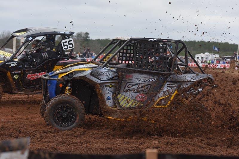 Buckhannon ran into some bad luck in the SxS race at The General, luckily there wasn't much damage to their machine.