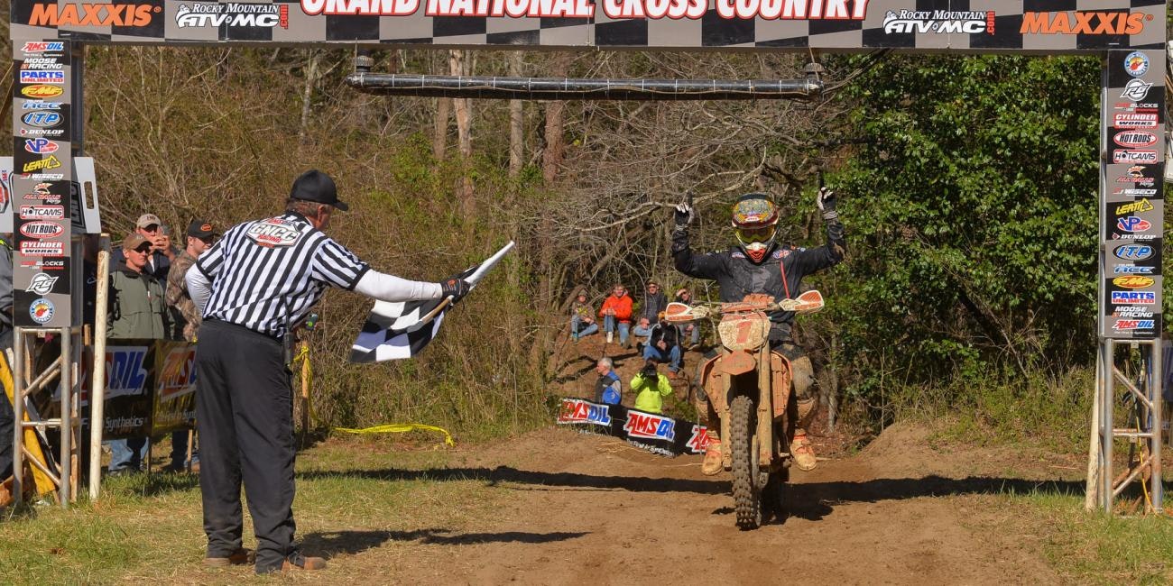 Russell Makes it Three-in-a-Row at Steele Creek GNCC