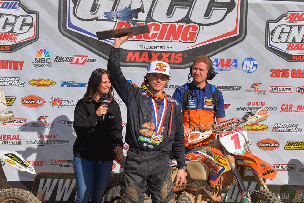 Kailub Russell leads the XC1 Pro class championship by 15 points