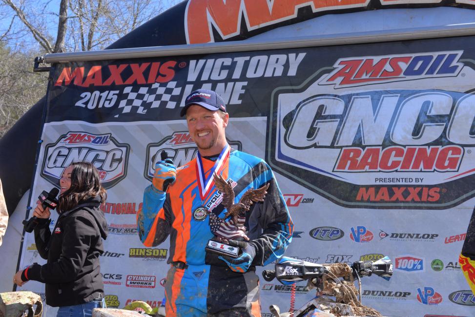 Kevin Trantham captues his second win of the GNCC season