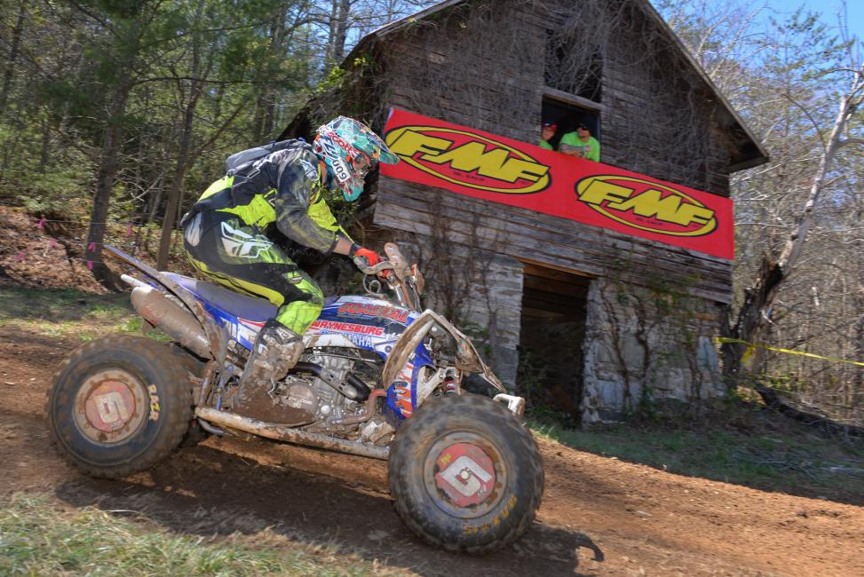 Jay Shadron had his best finish in North Carolina, earning third in the XC1 Pro ATV class