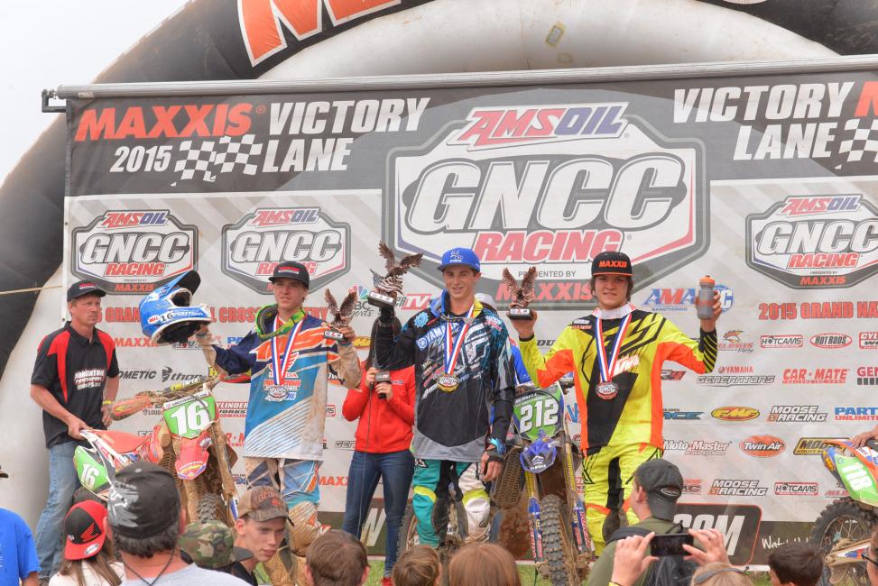 XC2 Podium: (left) Layne Michael, Ricky Russell, (right) Trevor Bollinger 