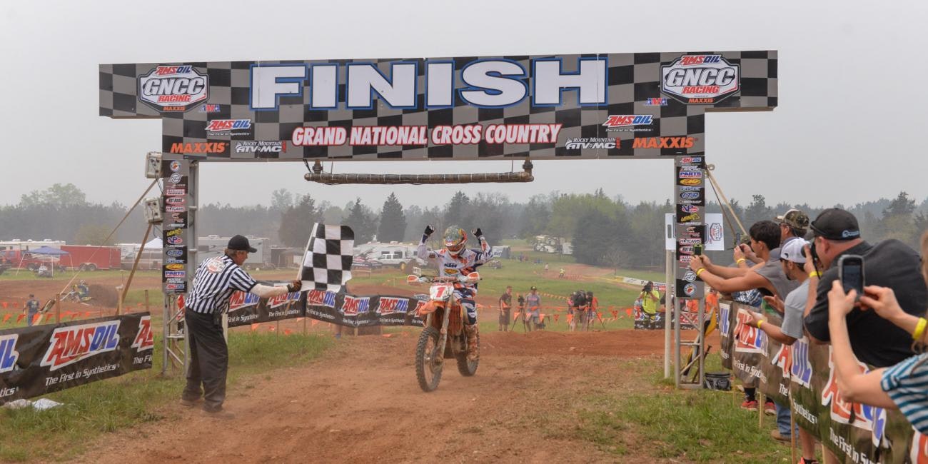 Russell Captures Fourth Win of The Season at Big Buck GNCC