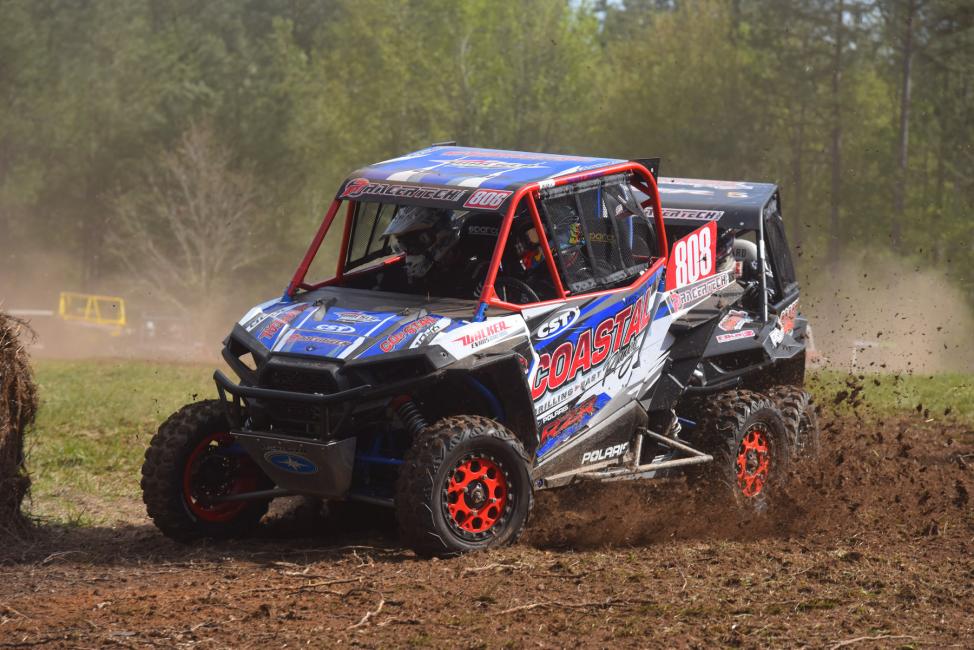 Scott Kiger was eager to get going and grabbed the fifth-row holeshot!