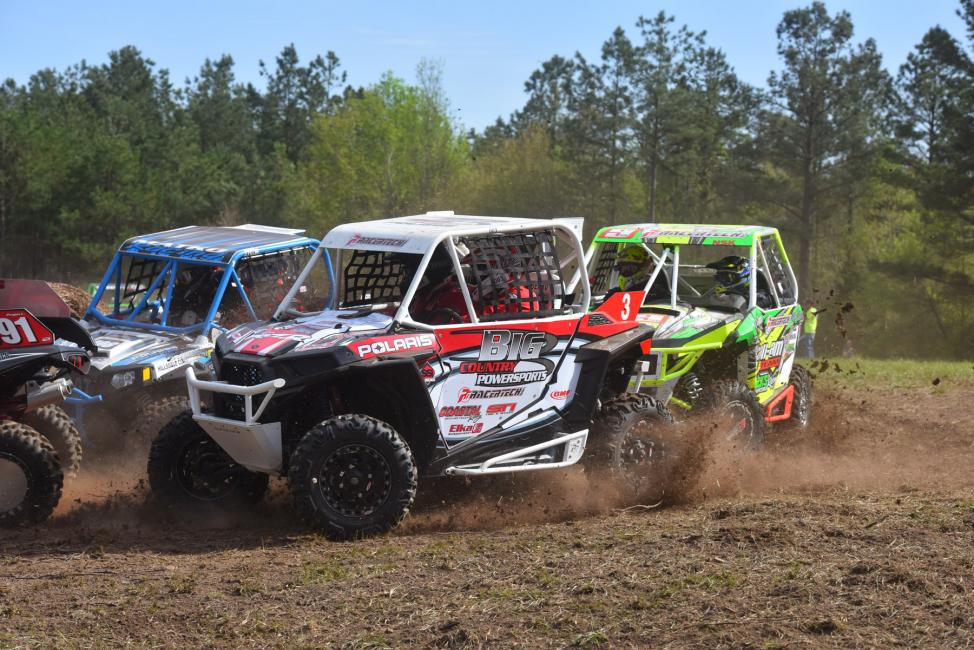 John Yokley suffered a mechanical issue on the opening left, which left him sidelined for the remainder of the race