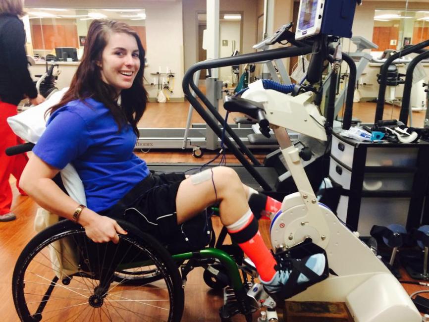 Jesi has been hard at work rehabbing herself after the accident