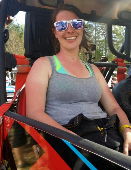 Jesi recently got to ride co-pilot in the afternoon GNCC UTV race at Big Buck