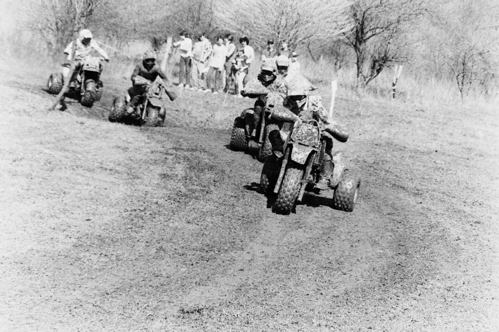 How about some 3-wheeled action from the late 80s?Photo: GNCC Archives