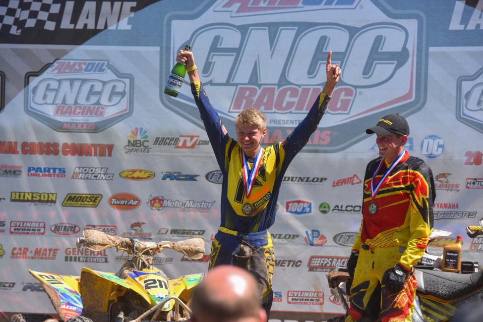 Hunter Hart was the first non-4x4 morning ATV winner of the seasonPhoto: Ken Hill