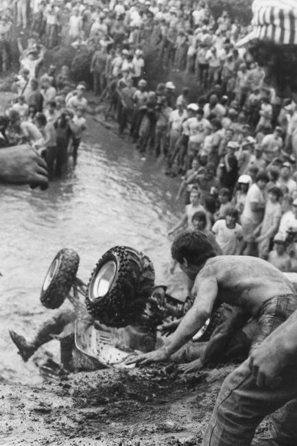 Here's an example of how NOT to do the Route 93 River Crossing at the Blackwater 100.Photo: GNCC Archives