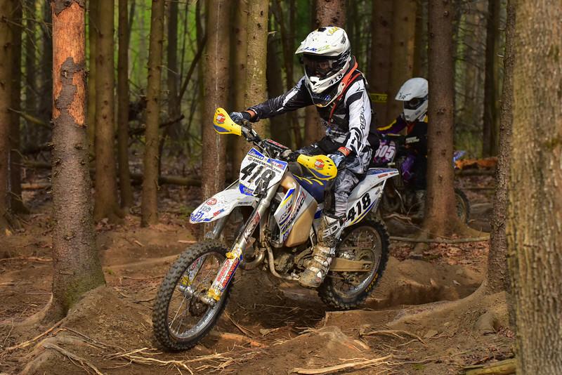 Cole Groover rode his best finish of the season with ninth place in the Super Mini (14-15) class