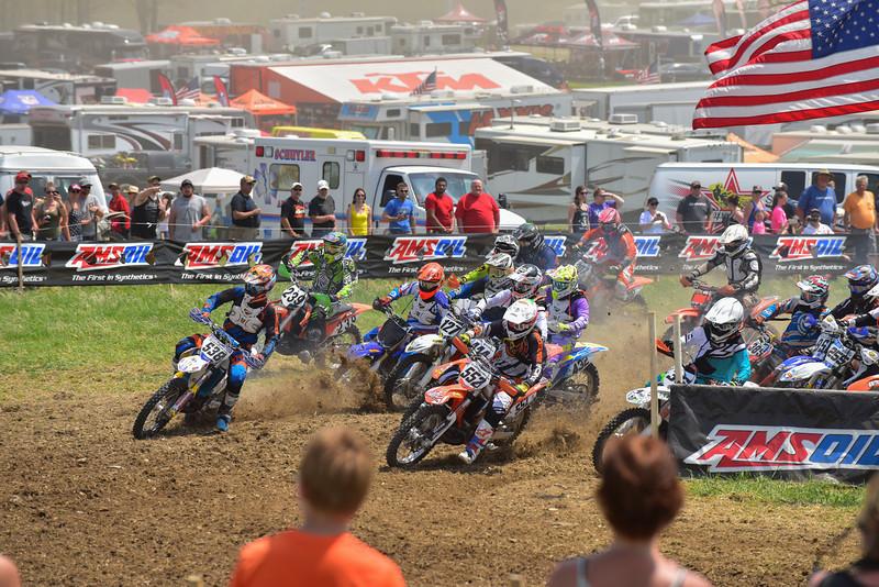 AMSOIL Featured Rider #538 Kaleb Ward got off to a great start in the 250 A class 