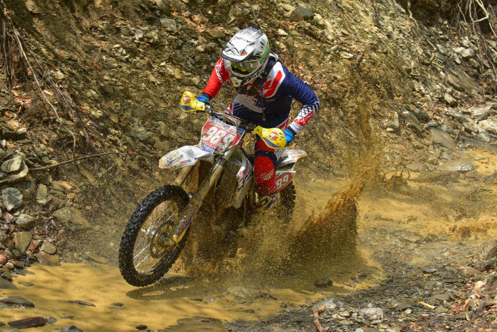 Thad Duvall was putting together a solid ride at Tomahawk until brake failure and a hard crash ended his day early. Photo: Ken Hill