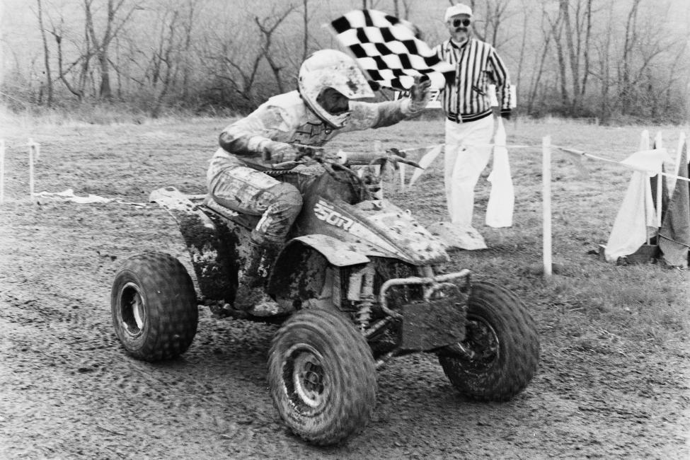 Here's Bob Sloan on the way to claiming one of his many overall wins.