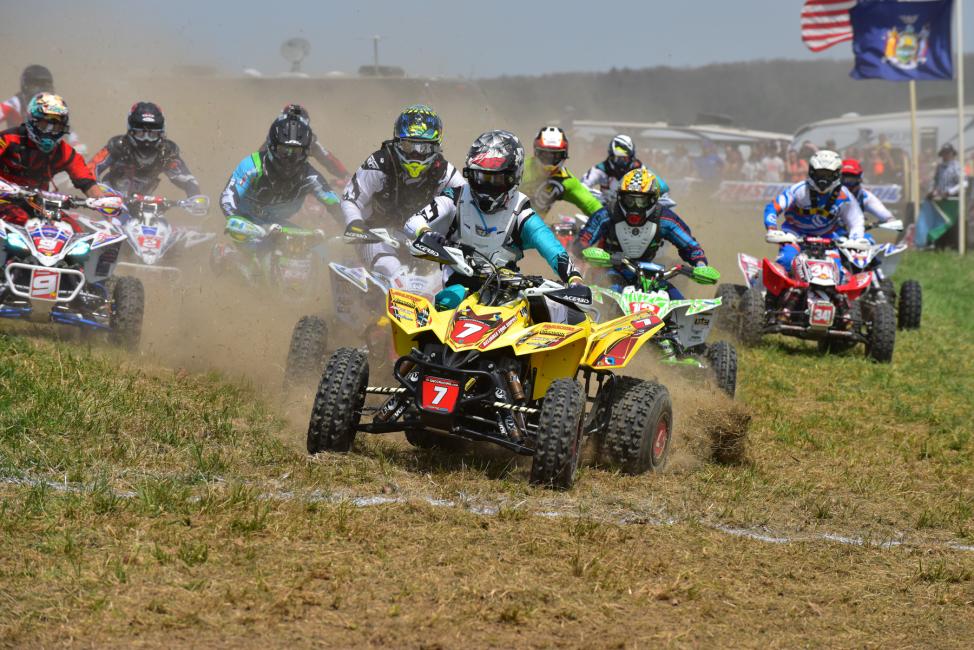 Chris Bithell (7) has been pulling great starts in the XC1 Pro class this seasonPhoto: Ken Hill