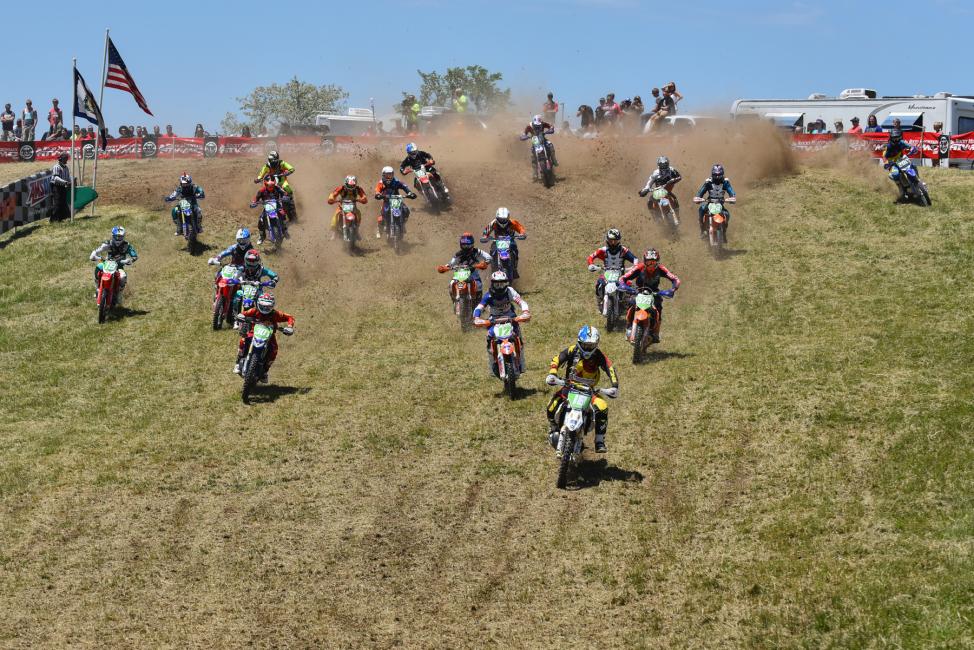 Craig DeLong earned the $100 Hot Cams XC2 Holeshot Award Photo: Ken Hill