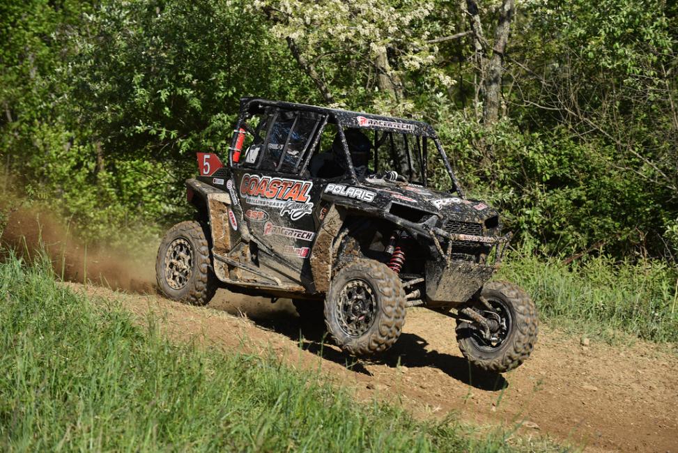 William Yokley and passenger, his wife Tina, earned a sixth place in the XC1 Pro class