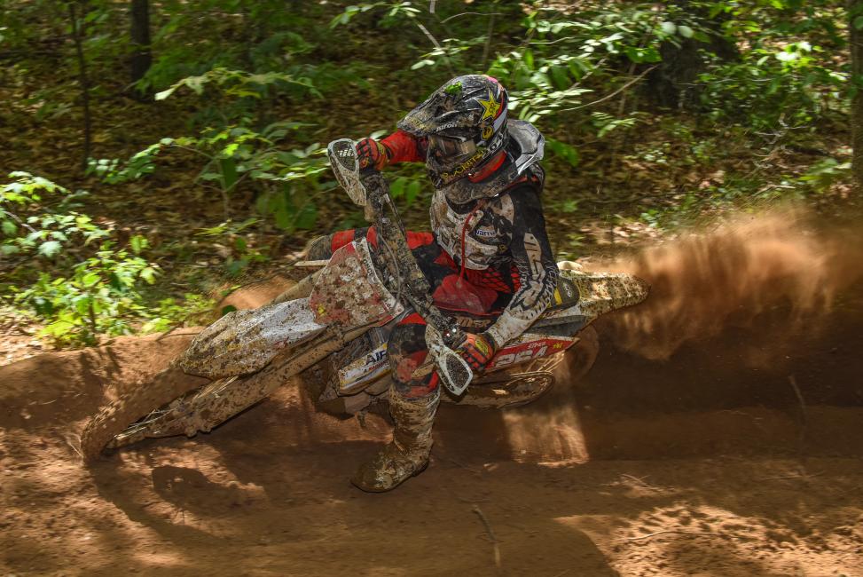 After a successfull motocross career, Sipes transitioned to GNCC Racing in 2014 and has been adjusting well to the off-road racing world.Photo: Ken Hill