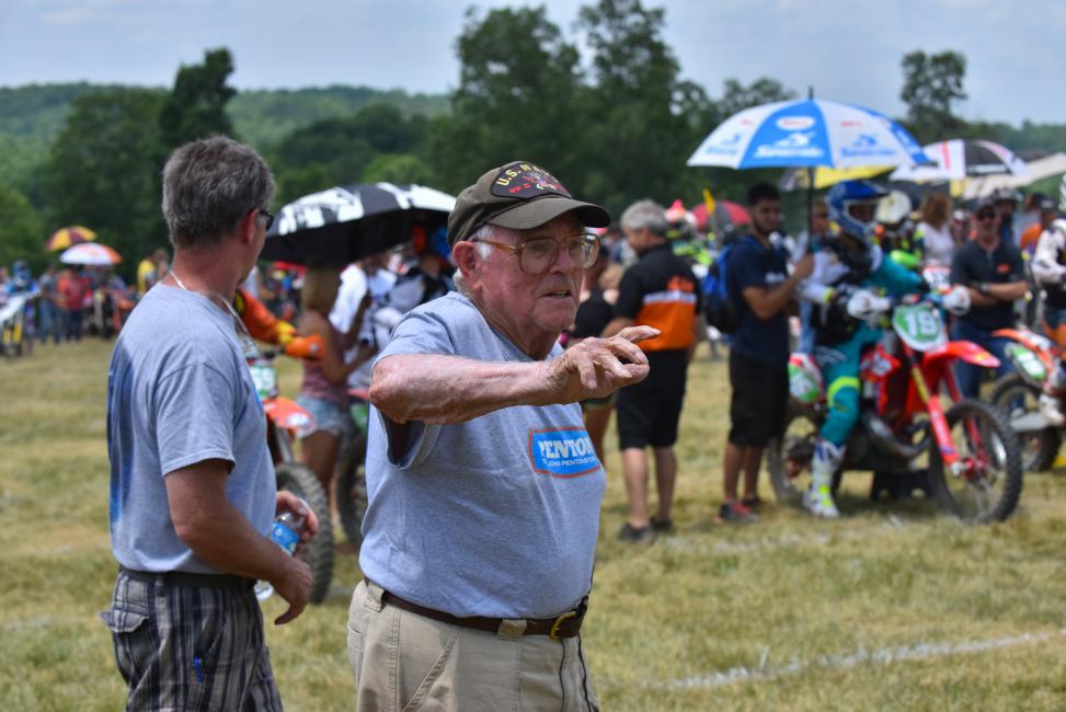 John Penton himself made his yearly trek out to the John Penton GNCC!Photo: Ken Hill