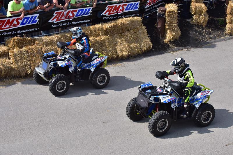 The Snowshoe GNCC is a live engine start on the pavement