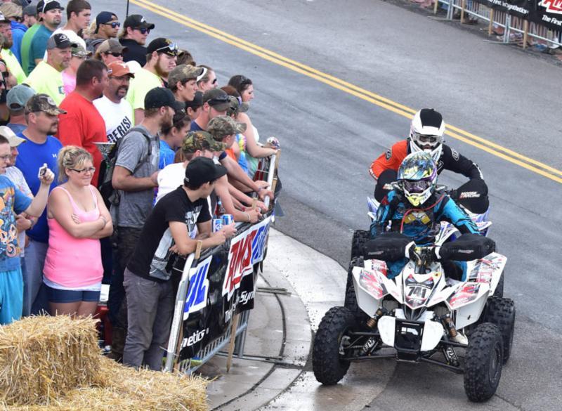 Westley Wolfe, who leads the College A (16-21) class in points, posted his fourth win of the season at round nine of the GNCC series in West Virginia.