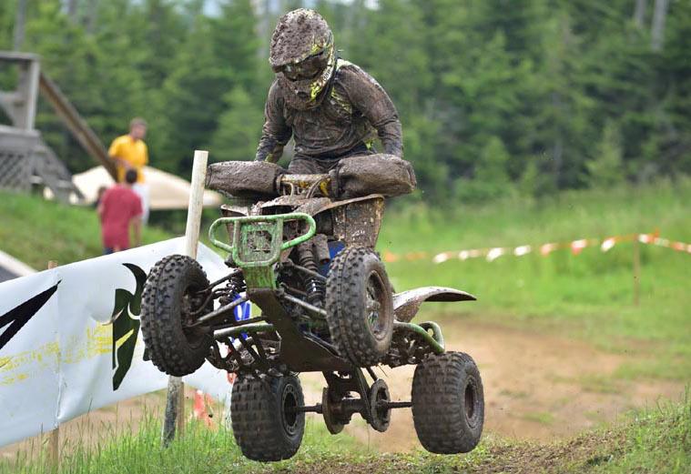 Jordan Digby, who ranks second in his class in points after nine rounds of racing, used ITP tires to win the 125 Sr. (12-15) class at Snowshoe Ski Resort in West Virginia.