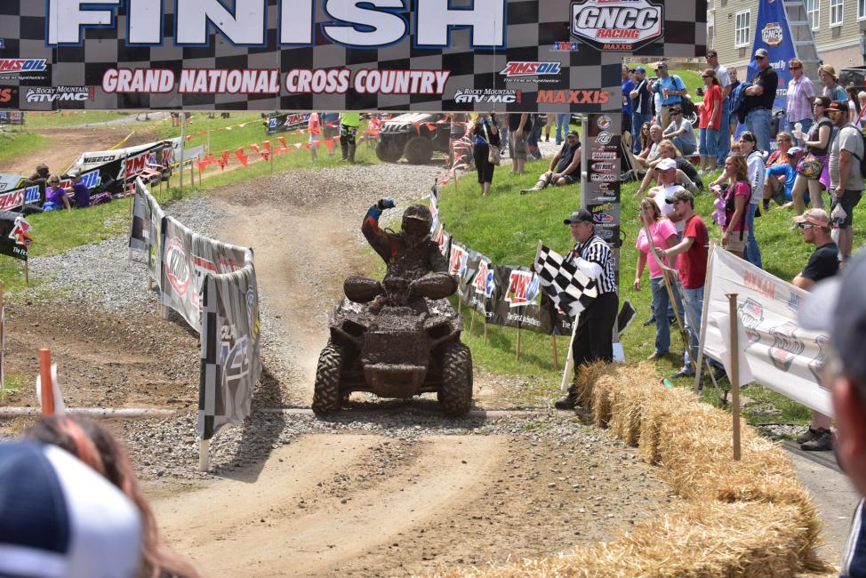 Kevin Trantham took the win at the AMSOIL Snowshoe GNCC