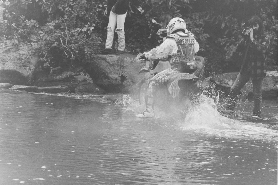 Here's multi-time Baja 1000 winner, Larry Roeseler making his way through the Blackwater River in 1992.Photo: GNCC Archives