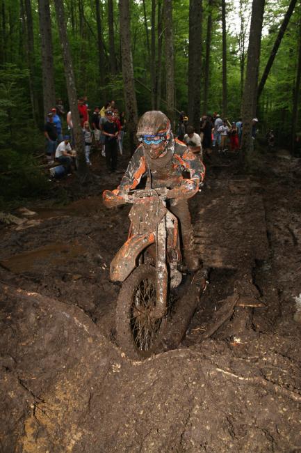 Kailub Russell claimed this year's Snowshoe GNCC win, but here he is back at the first ever Snowshoe GNCC in 2007. KR claimed the 200-A class win that year.Photo: Jason Hooper