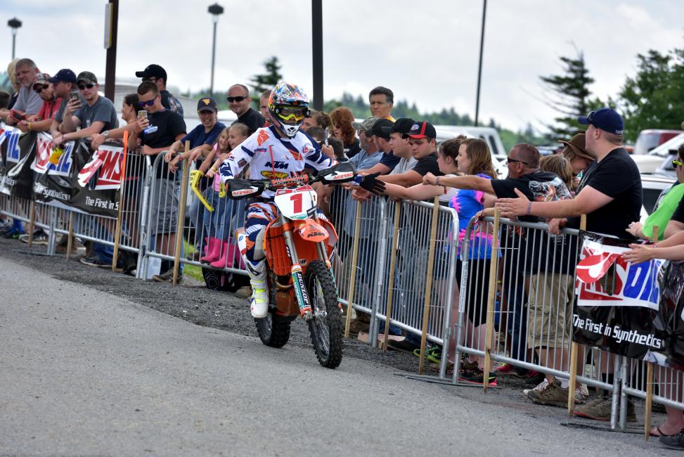 Kailub Russell has been the man to beat all season. However, he took the first weekend of summer break to help his dad and grandfather with the Loretta Lynn's Youth Regional Qualifier last weekend.Photo: Ken Hill