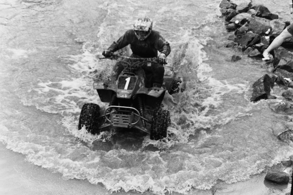 Here's another classic Blackwater photo with 3-time GNCC champion, Tom Tokay in 1987.Photo: GNCC Archives