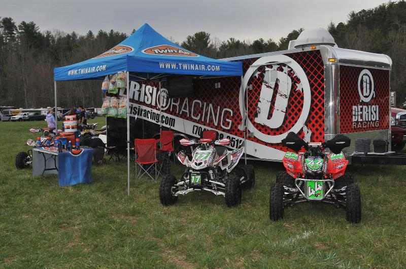 You can always find Santo on vendors row at the DeRisi Racing set up!